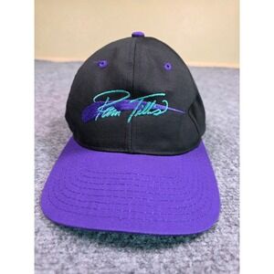 Vintage 90s Pam Tillis Signature Hat OSFA Country Music Concert Snapback Yupoong